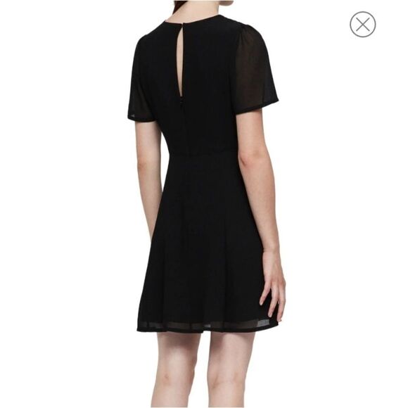 ALLSAINTS BLACK MINI DRESS - Picture 2 of 11